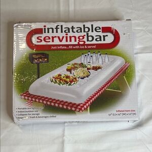 Inflatable Serving Bar - White